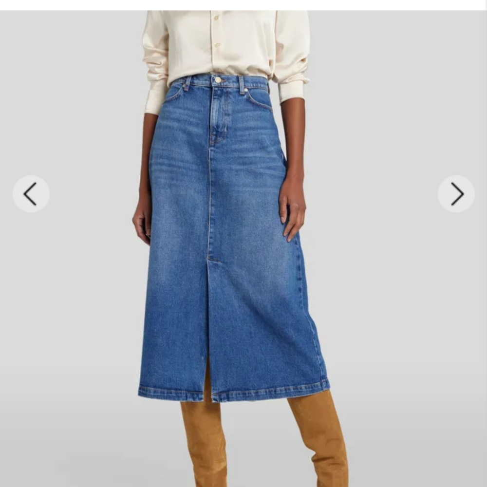 7 For All Mankind Classic Maxi Skirt